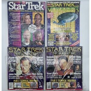 Star Trek Magazine & TV Guide Lot Of 11 Vintage Collectibles Trekkies